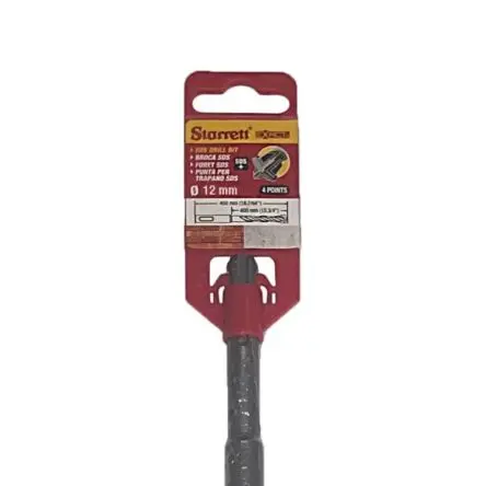 Produktfoto 1 von Starrett Carbidspitze Bohrer 12 mm x 460mm, 13 Stück
