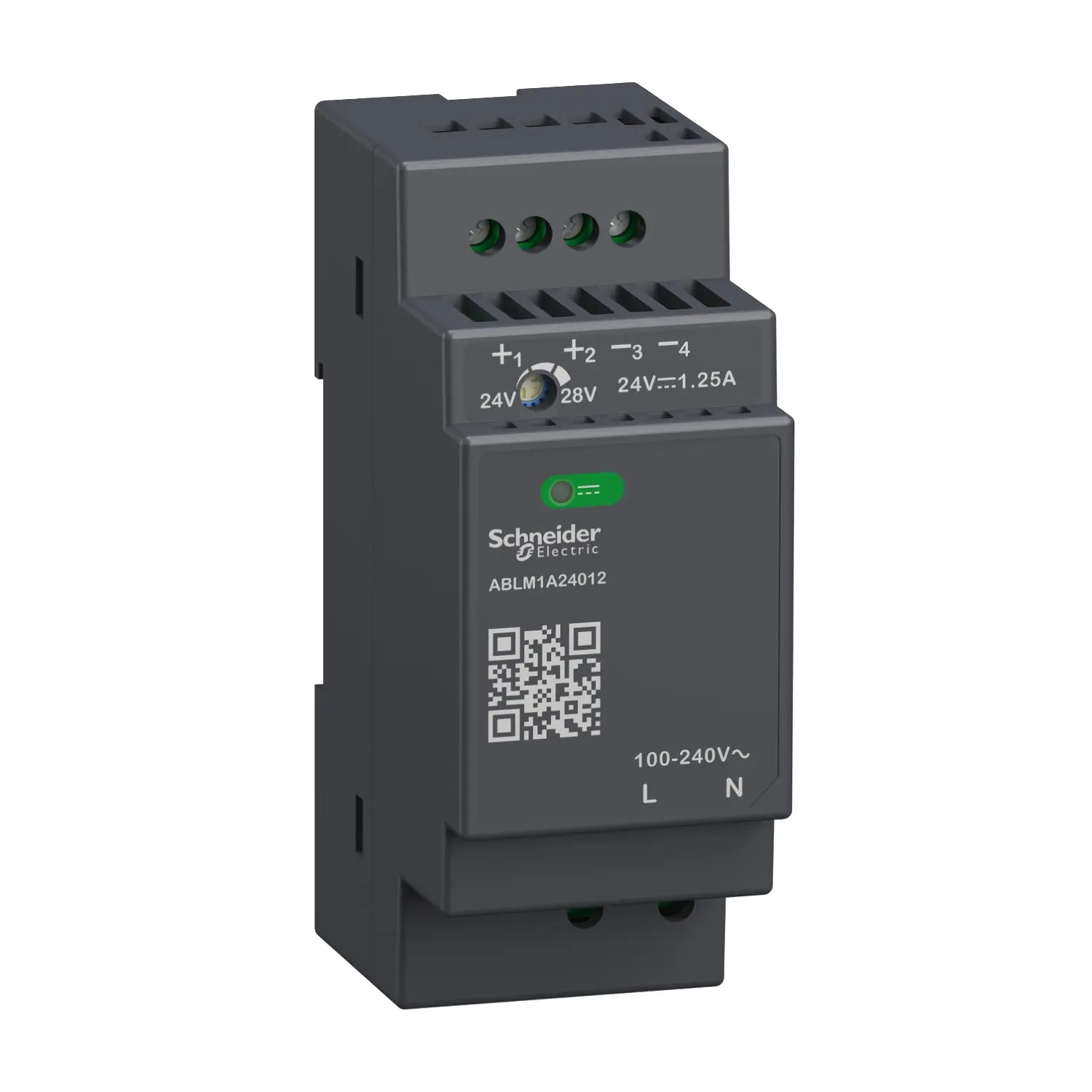 Produktfoto 1 von Schneider Electric Modicon DIN-Schienen Netzteil Getaktet 24V dc / 1.25A 30W 240V ac