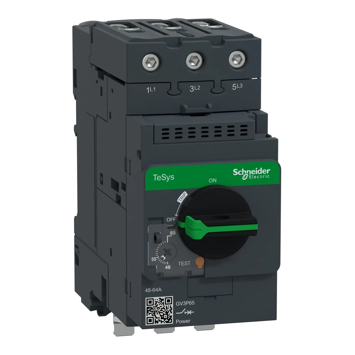 Produktfoto 1 von Schneider Electric TeSys Deca Motorschutzschalter, 65 A Motorsteuerung 230 V