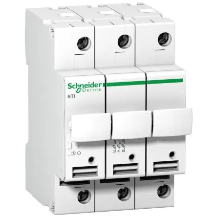 Schneider Electric Acti9 Fusible Sicherungsschalter-Trennschalter / 3-polig, 10.3 x 38 mm Sicherungsgröße