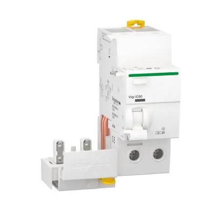 Produktfoto 1 von Schneider Electric Acti9 iC60 FI-Schutzschalter, 2-polig, 40A, 30 mA Typ A-SI Acti9 IEC 61009-1, EN 61009-1