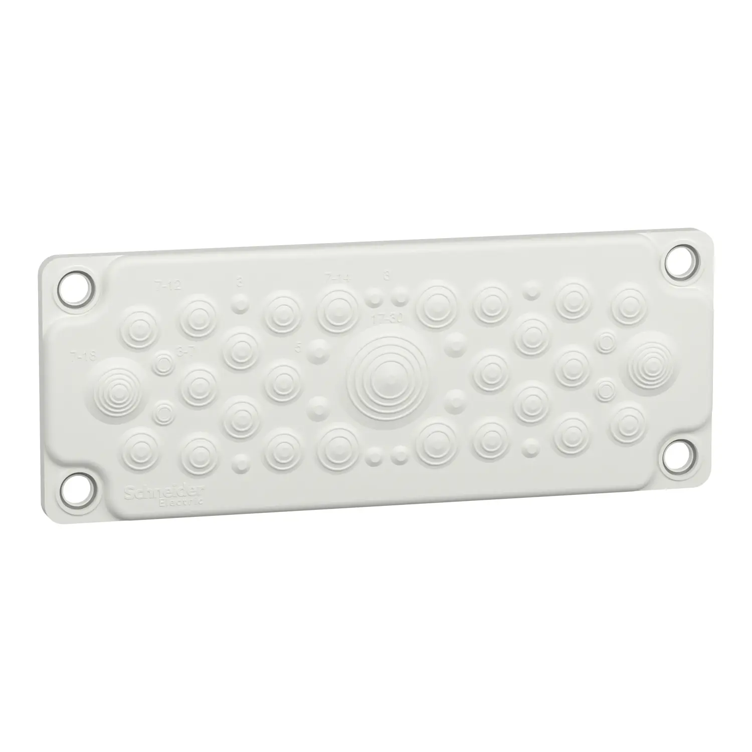 Produktfoto 1 von Schneider Electric Anschlussplatte, 180mm, für PrismaSeT (PrismaSeT G)-Gehäuse PrismaSeT G