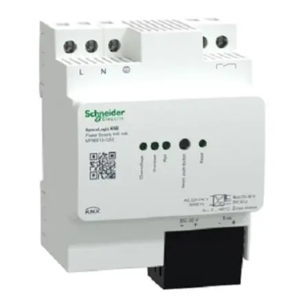 Produktfoto 1 von Schneider Electric KNX DIN-Schienen Netzteil Geschalteter Modus 264V ac AC / 640 mA 30V dc DC 2.9 W
