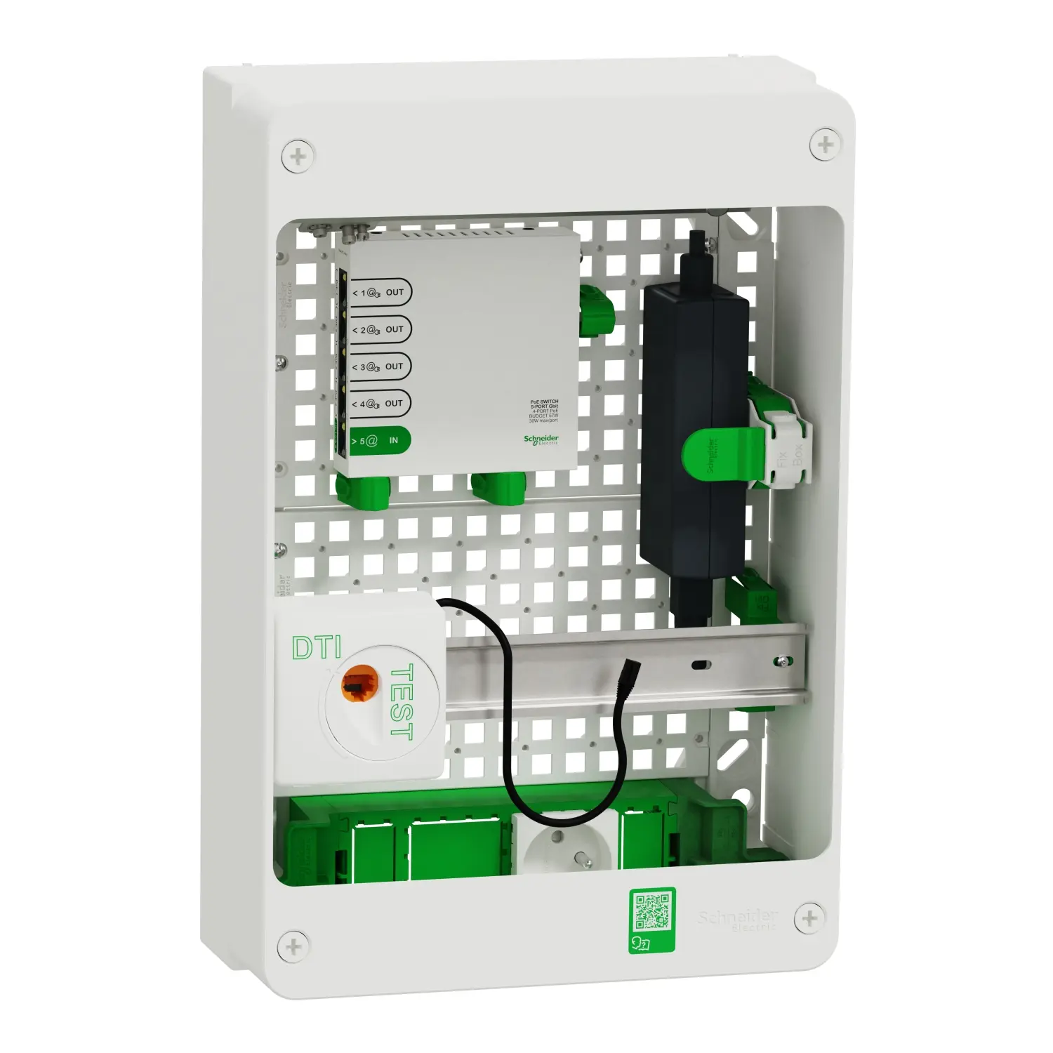 Produktfoto 1 von Schneider Electric Resi9 Telefondose Weiß