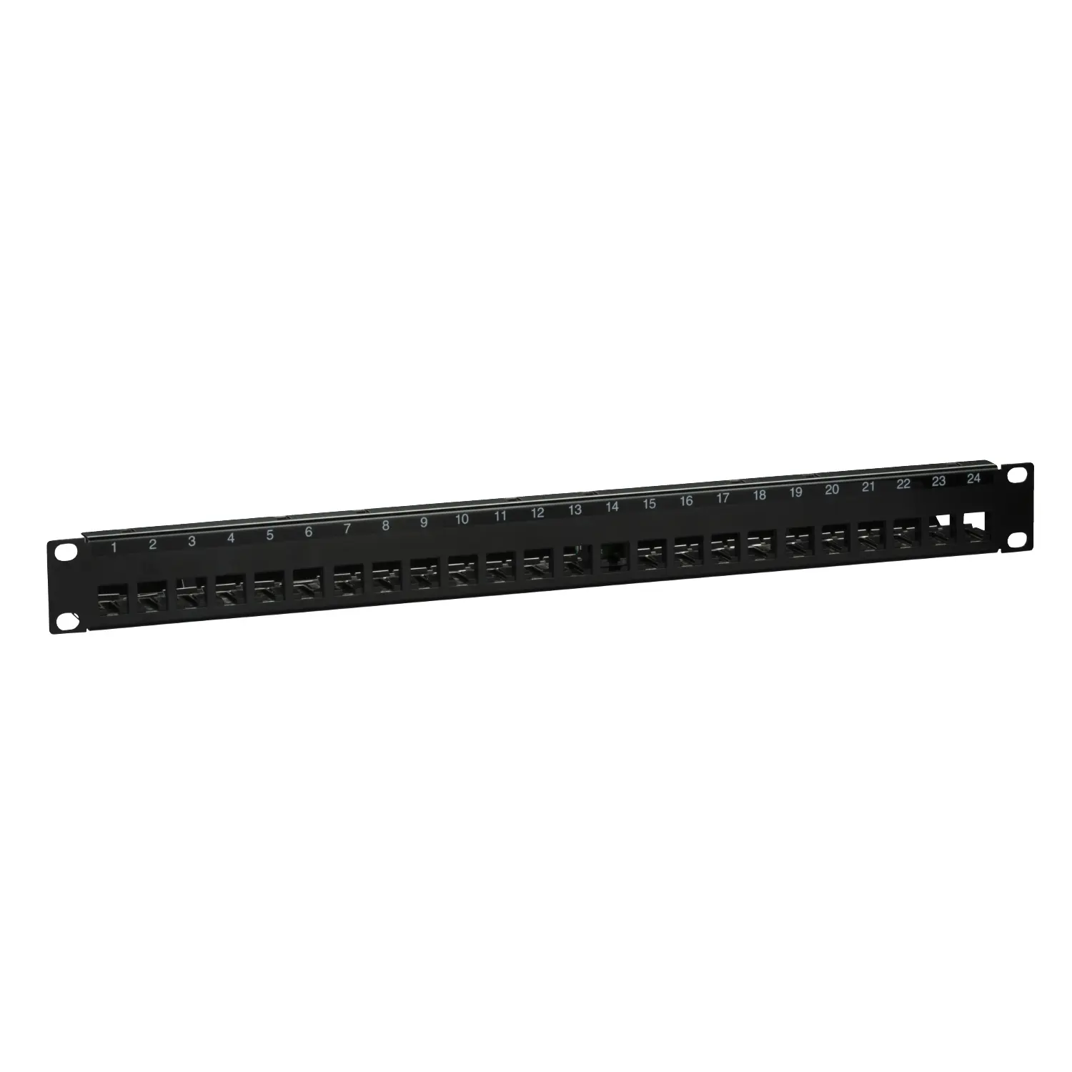 Produktfoto 1 von Schneider Electric Walzblech Abs, Polycarbonat-Kunststoffteil Patchfeld 1 U Abgeschirmt 44.5 mm 44.5 mm