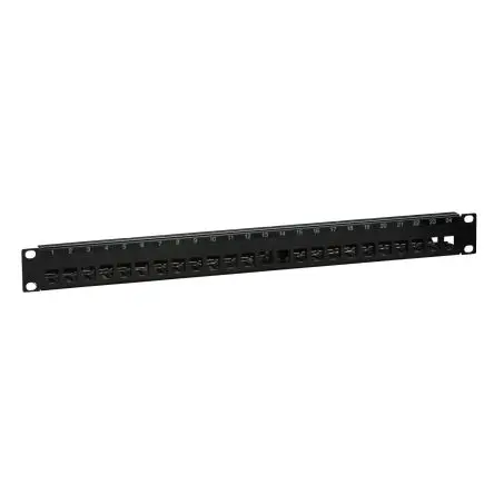 Produktfoto 1 von Schneider Electric Walzblech Abs, Polycarbonat-Kunststoffteil Patchfeld 1 U Abgeschirmt 44.5 mm 44.5mm