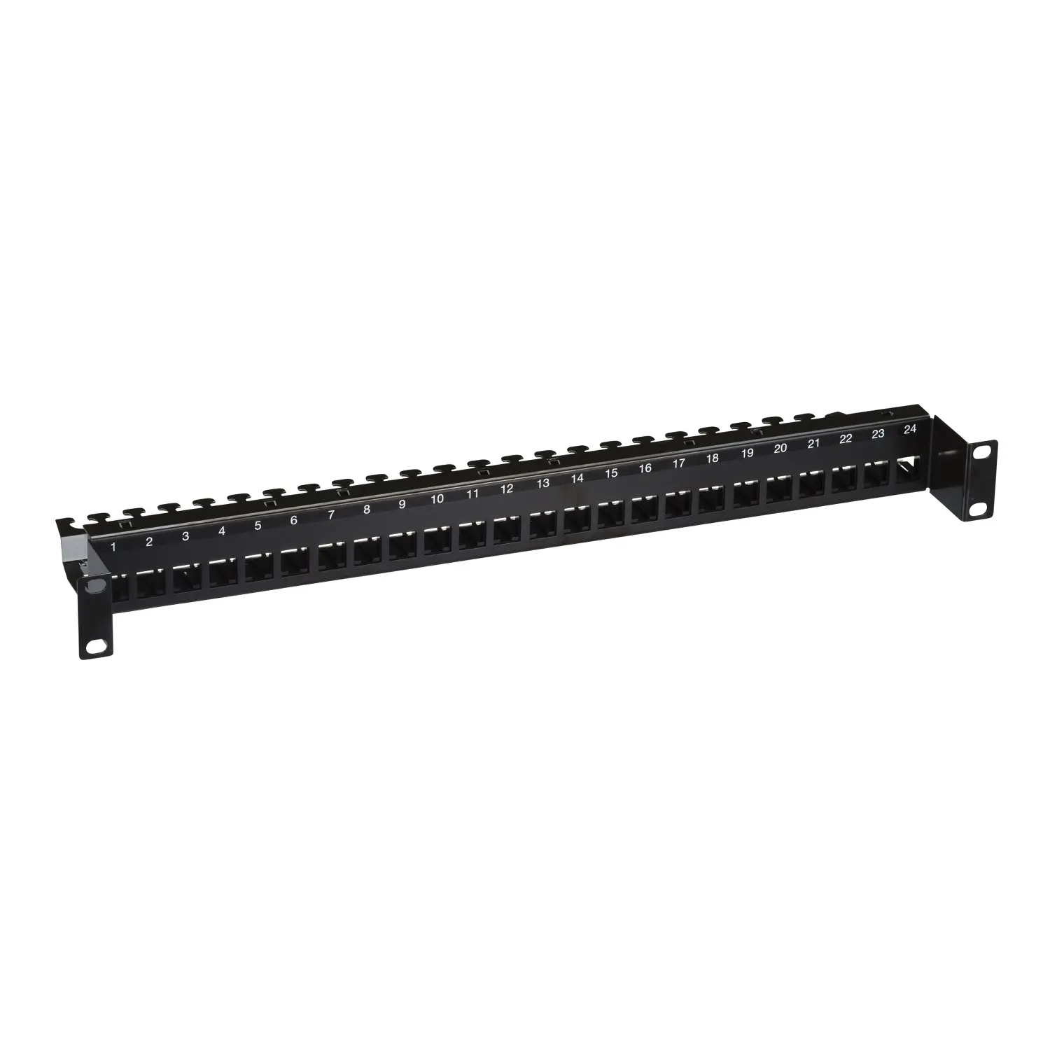 Produktfoto 1 von Schneider Electric Walzblech Abs, Polycarbonat-Kunststoffteil Patchfeld 1 U Abgeschirmt 44.5 mm 44.5 mm