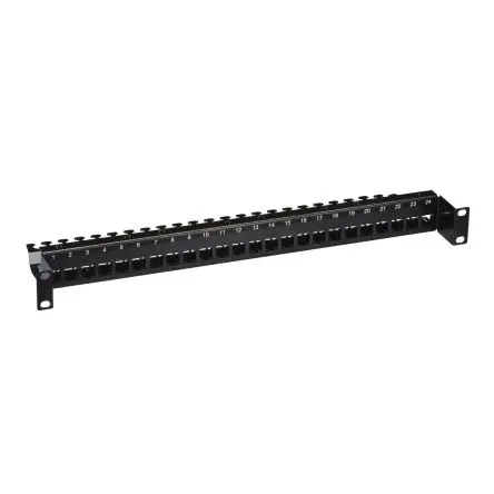 Produktfoto 1 von Schneider Electric Walzblech Abs, Polycarbonat-Kunststoffteil Patchfeld 1 U Abgeschirmt 44.5 mm 44.5mm
