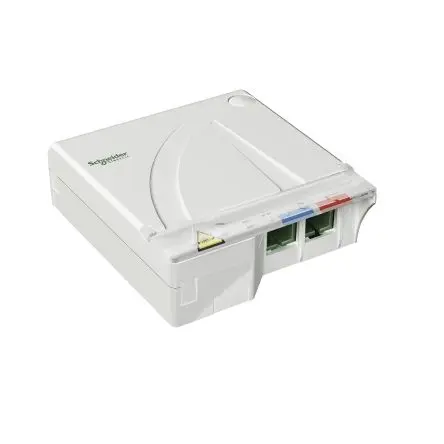 Schneider Electric LexCom Home Anschlusskasten 2 Port SC B. 80mm H. 28 mm L. 90 mm