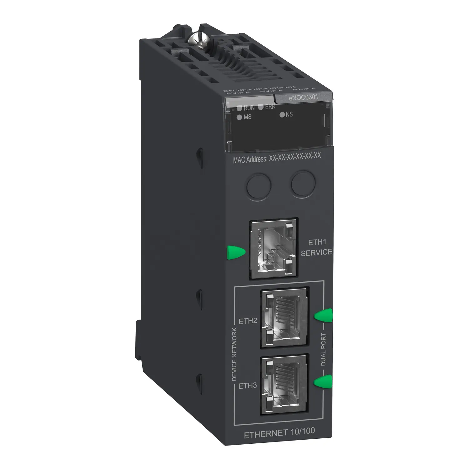 Produktfoto 1 von Schneider Electric BMEN Ethernet-Modul für BMEXBP 3 x Modicon 24 V DC