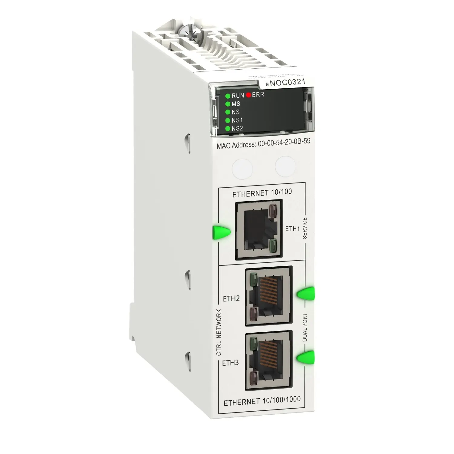 Produktfoto 1 von Schneider Electric BMEN Kommunikationsmodul für BMEXBP - Ethernet- und X-Bus-Rack