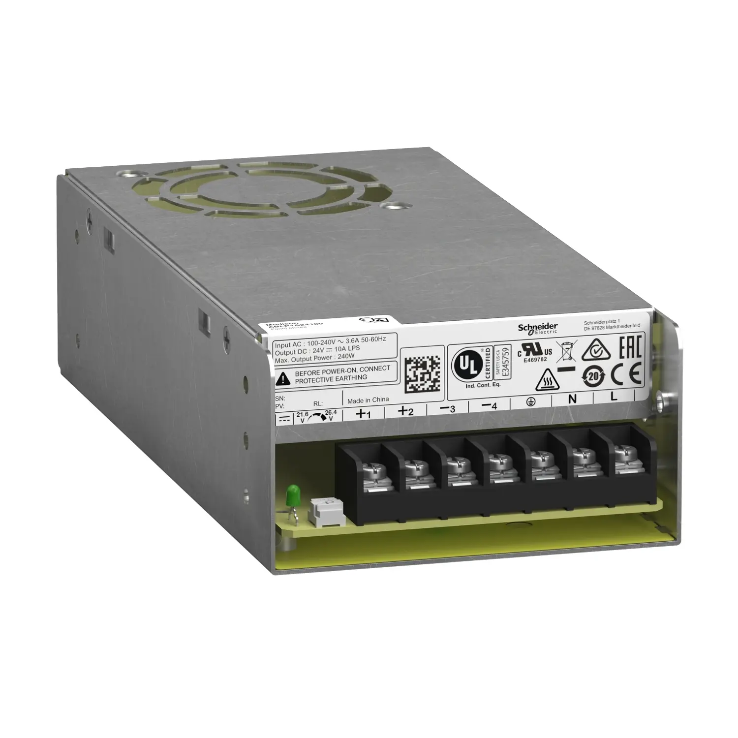 Produktfoto 1 von Schneider Electric Schaltnetzteil, 24V dc / 10A 240W 100 → 240V ac