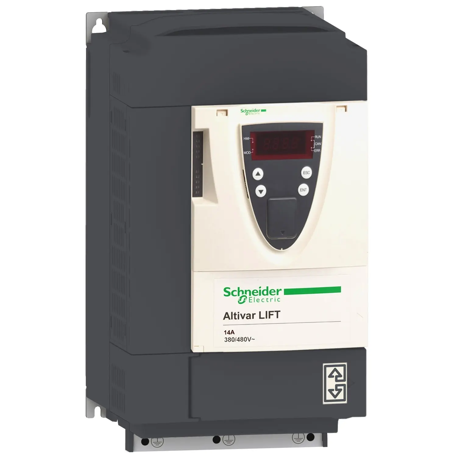 Produktfoto 1 von Schneider Electric ATV71LD 3-Phasen Antrieb mit regelbarer Drehzahl 5.5 kW 480 V 20.3 A 599Hz