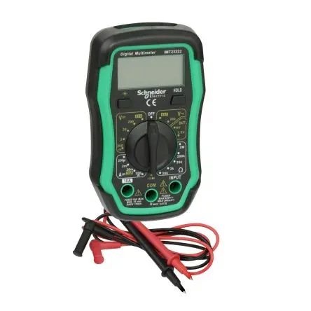 Produktfoto 1 von Schneider Electric IMT23222 Thorsman Digital LCD Multimeter, Aurix 600 V ac 10 A dc, 2 mΩ