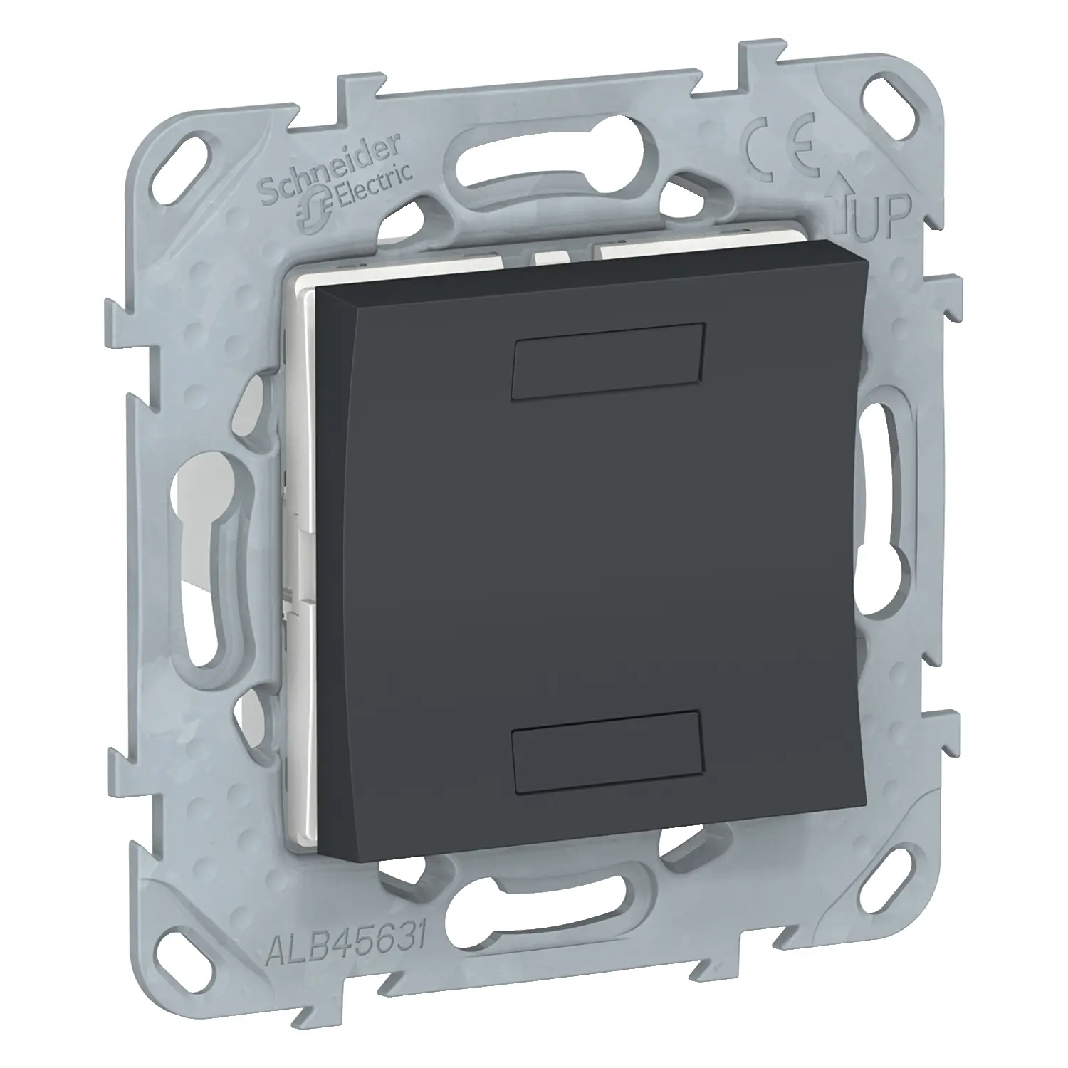 Produktfoto 1 von Schneider Electric New Unica Druckschalter Blau Panel / 10 A 250 V ac, IP20