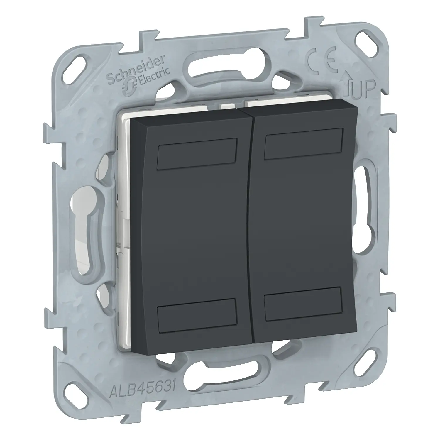 Produktfoto 1 von Schneider Electric New Unica Druckschalter Blau Panel Ø 22 mm 250 V ac, IP20
