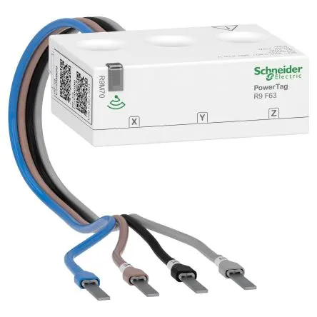 Produktfoto 1 von Schneider Electric Powerlogic, 63A Energiesensor Drahtlos 2 VA 60 °C max.