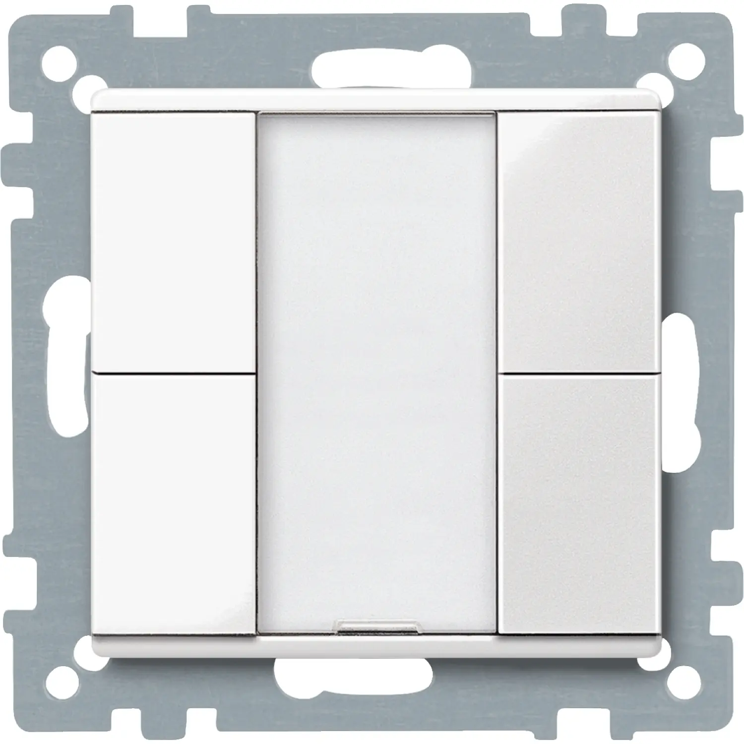 Schneider Electric KNX Druckschalter Weiß Panel, IP20
