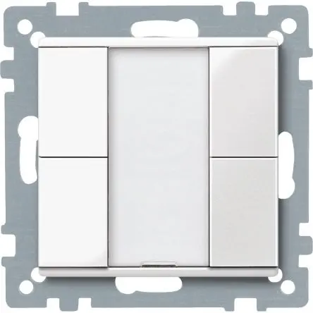Produktfoto 1 von Schneider Electric KNX Druckschalter Weiß Panel, IP20