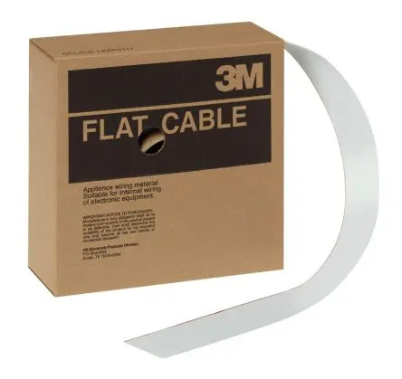Produktfoto 1 von 3M 3801 Flachbandkabel Rundleiter Flach AWG, Raster 1.27 mm 40 30.48 m