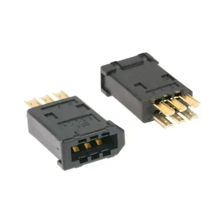 Produktfoto 1 von 3M E/A-Firewire-Steckverbinder 3E206, 6-polig, Gerade, Draht Buchse