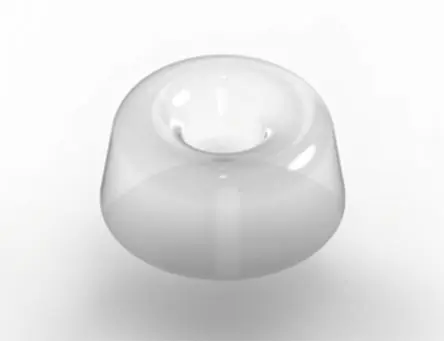 Produktfoto 1 von 3M SJ5309 Selbstklebende Füße, Zylindrisch, 19.9 mm, ø 22.4 mm, Polyurethan, L. 22.4 mm, B. 10.2mm, 107 °C max.