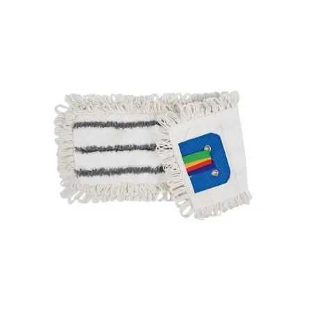 Produktfoto 1 von Robert Scott 440 mm Mikrofaser-Scheuermopp mit Fransen, Weiß aus Mikrofaser Schrubber, Anwend. Bodenkantenreinigung, zur