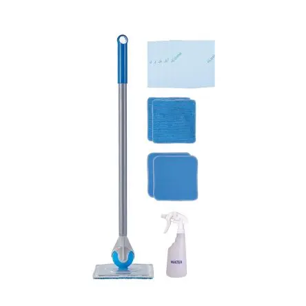 Produktfoto 1 von Robert Scott Duop Reach 440 mm 1620 mm Klettverschluss Reinigungskit, Weiß, Blau Mopp und Stiel, Anwend.