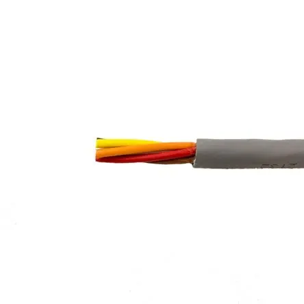 Produktfoto 1 von Alpha Wire ECO Multicore-Kabel, 4-adrig 0.29mm² 24 Grau Ungeschirmt, 100 ft, Modifizierter Polyphenylen-Ether