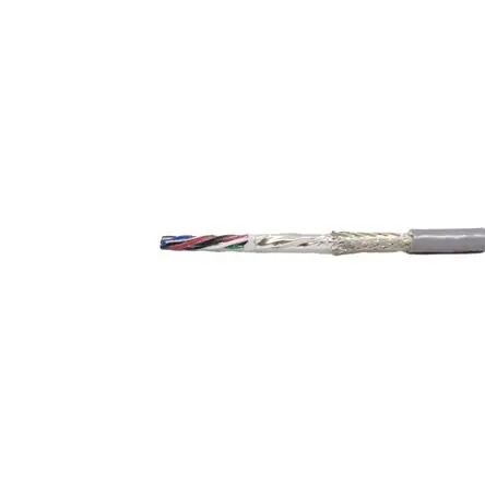 Produktfoto 1 von Alpha Wire Xtra-Guard FLEX Performance Cable Multicore-Kabel, 2-adrig 0.18mm² 26 Grau Geschirmt, 100 ft,