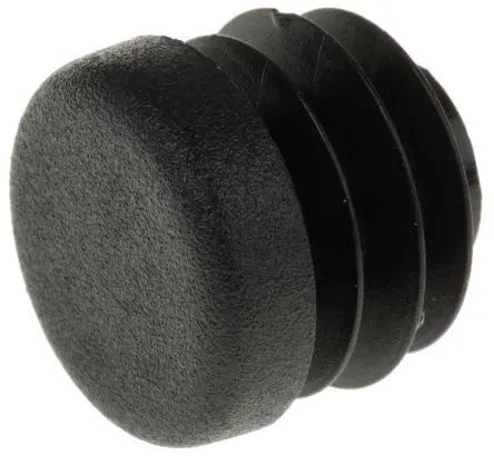 Produktfoto 1 von Rose+Krieger Polyethylen Runde Endkappe Schwarz