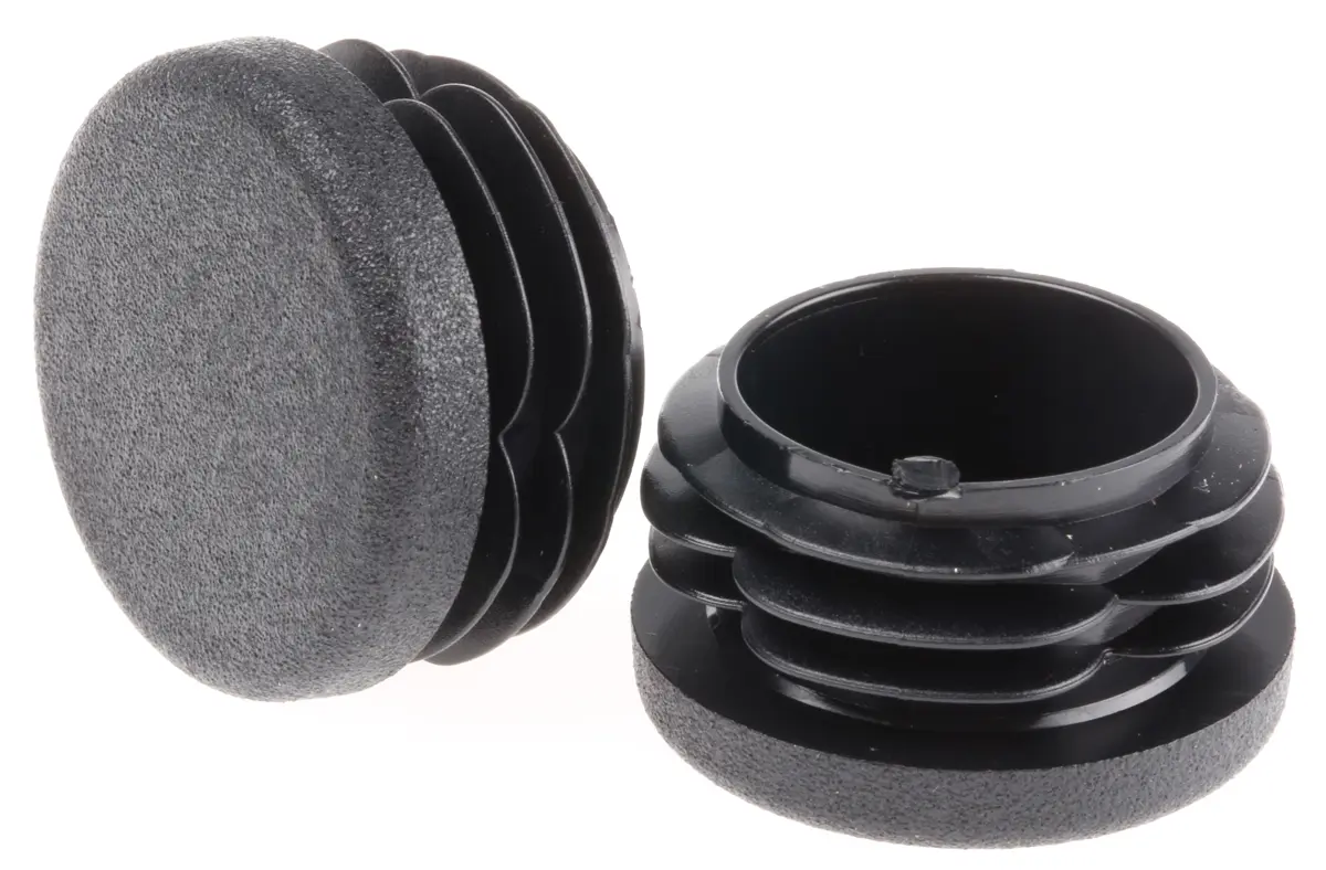 Produktfoto 1 von Rose+Krieger Polyethylen Runde Endkappe Schwarz