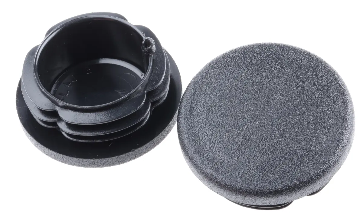 Produktfoto 1 von Rose+Krieger Polyethylen Runde Endkappe Schwarz