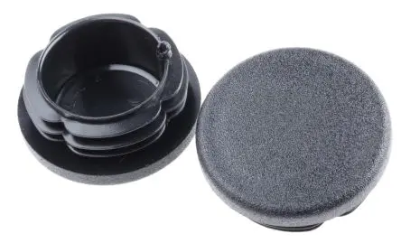 Produktfoto 1 von Rose+Krieger Polyethylen Runde Endkappe Schwarz