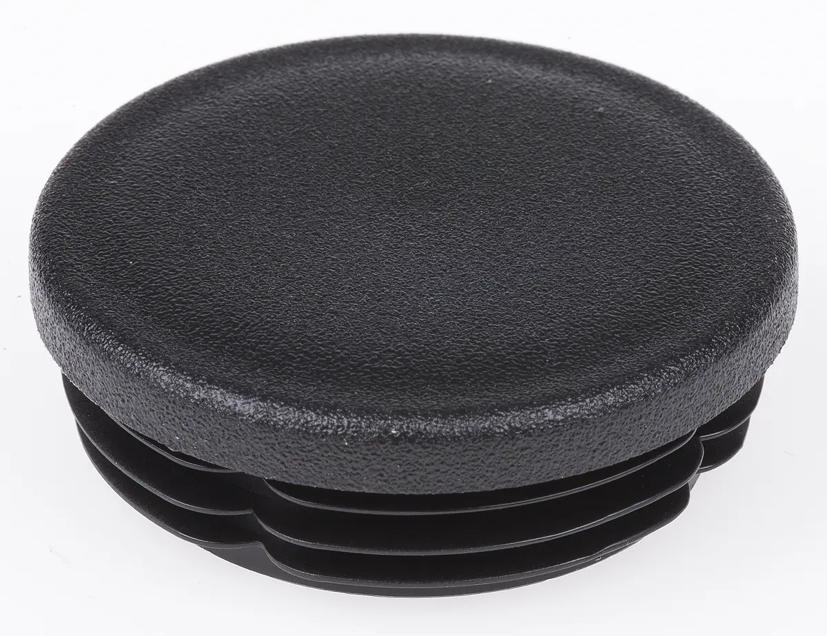 Produktfoto 1 von Rose+Krieger Polyethylen Runde Endkappe Schwarz
