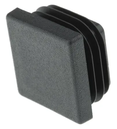 Produktfoto 1 von Rose+Krieger Polyethylen Endkappe, quadratisch Schwarz