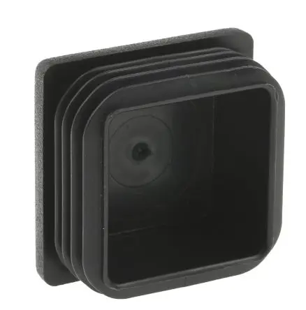 Produktfoto 1 von Rose+Krieger Polyethylen Endkappe, quadratisch Schwarz
