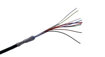 Produktfoto 1 von MICROWIRES TPU-2619 Netzkabel, 10-adrig Schwarz /Ø 4.22 mm Außen-ø , 50 m 75 °C, 600V, Perfluoralkoxy