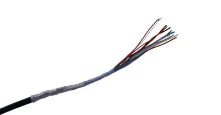 Produktfoto 1 von MICROWIRES TPU-2619 Netzkabel, 12-adrig Schwarz /Ø 4.34 mm Außen-ø , 50 m 75 °C, 600V, Perfluoralkoxy