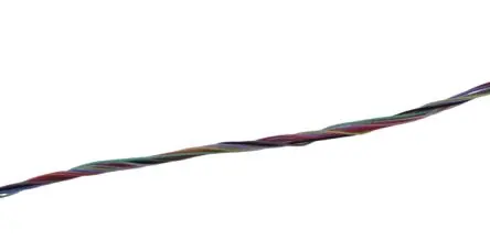 Produktfoto 1 von MICROWIRES TWJ Twisted-Pair-Kabel, 6-paarig 0.05 mm² 100 m Perfluoralkoxyalkan isoliert Grau