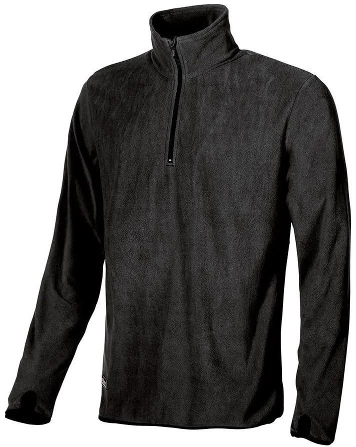 Produktfoto 1 von UPower ARTIC Herren Sweatshirt, 100 % Polyester Schwarz Halb-Reißverschluss, Größe 2XL