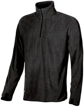 Produktfoto 1 von UPower ARTIC Herren Sweatshirt, 100 % Polyester Schwarz Halb-Reißverschluss, Größe 3XL