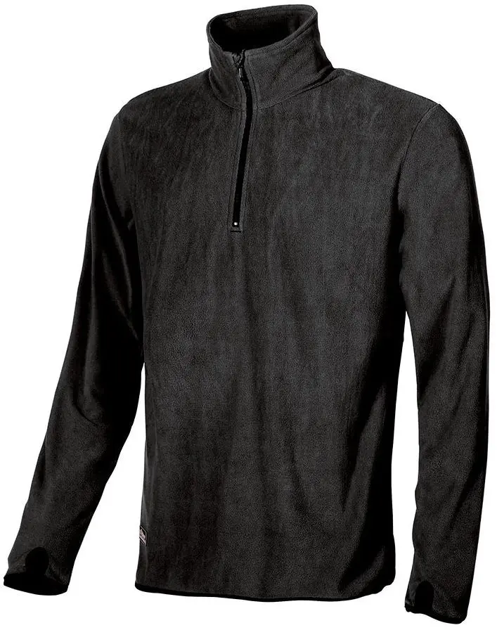 Produktfoto 1 von UPower ARTIC Herren Sweatshirt, 100 % Polyester Schwarz Halb-Reißverschluss, Größe 4XL