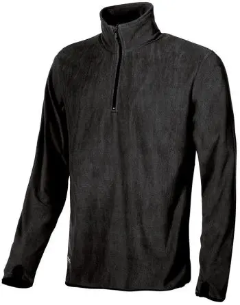 Produktfoto 1 von UPower ARTIC Herren Sweatshirt, 100 % Polyester Schwarz Halb-Reißverschluss, Größe 4XL