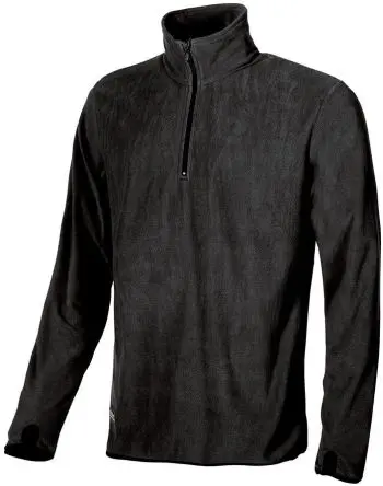 Produktfoto 1 von UPower ARTIC Herren Sweatshirt, 100 % Polyester Schwarz Halb-Reißverschluss, Größe M