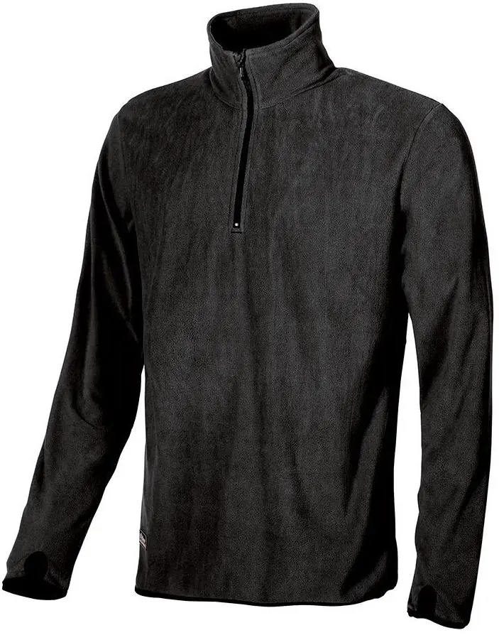 Produktfoto 1 von UPower ARTIC Herren Sweatshirt, 100 % Polyester Schwarz Halb-Reißverschluss, Größe S