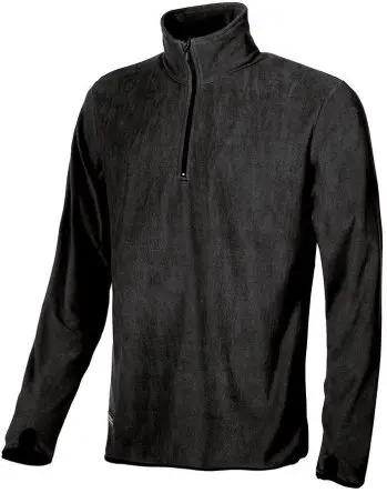 Produktfoto 1 von UPower ARTIC Herren Sweatshirt, 100 % Polyester Schwarz Halb-Reißverschluss, Größe S
