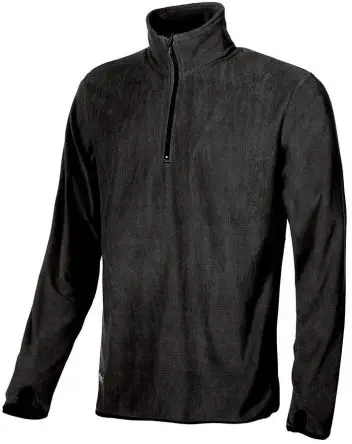 Produktfoto 1 von UPower ARTIC Herren Sweatshirt, 100 % Polyester Schwarz Halb-Reißverschluss, Größe XL