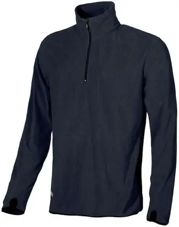 Produktfoto 1 von UPower ARTIC Herren Sweatshirt, 100 % Polyester Blau Halb-Reißverschluss, Größe 4XL