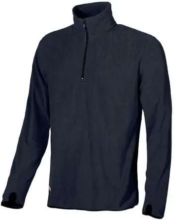 Produktfoto 1 von UPower ARTIC Herren Sweatshirt, 100 % Polyester Blau Halb-Reißverschluss, Größe L